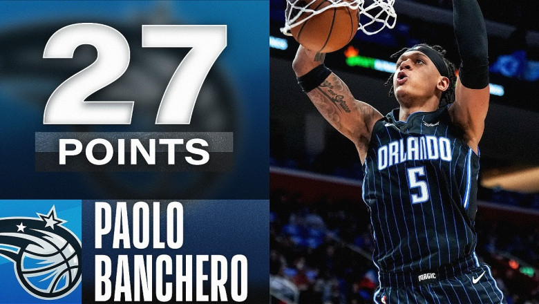 No. 1 Pick Paolo Banchero SHINES In NBA Debut - 27 PTS, 9 REB &amp; 5 AST  🔥