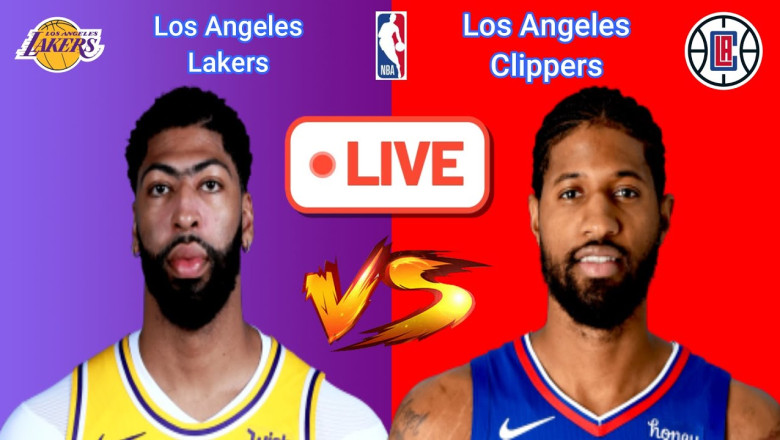 Los Angeles Clippers vs Los Angeles Lakers NBA  Live Scoreboard Interga Sports