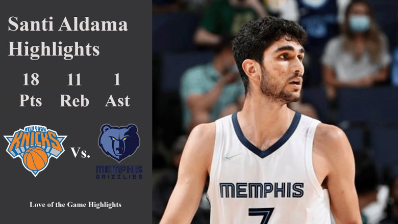 Santi Aldama IMPRESSES with 18 Points and 11 Reb vs Knicks | NBA 2022-23 Highlights
