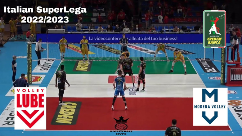Zaytsev vs N'Gapeth - Scout View - Volley Lube vs Modena - Italian SuperLega 2022 - Highlights