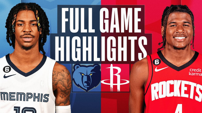 GRIZZLIES at ROCKETS | NBA FULL GAME HIGHLIGHTS | October 21, 2022