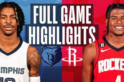 GRIZZLIES at ROCKETS | NBA FULL GAME HIGHLIGHTS | October 21, 2022