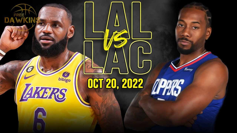 Los Angeles Lakers Vs Los Angeles Clippers Full Game Highlights Oct 20 2022 Freedawkins