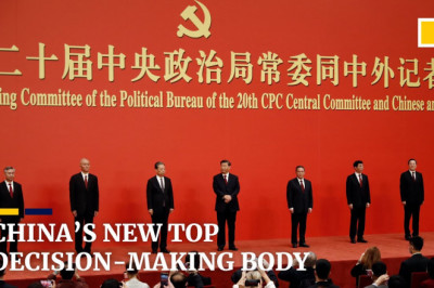Chinese President Xi Jinping unveils new line-up of country's top decision-making body
