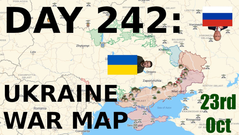 Day 242 Ukraine war Updated and analyzed maps.