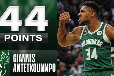 Giannis Antetokounmpo DOMINATES With 44 PTS & 12 REB In 27 Min💪