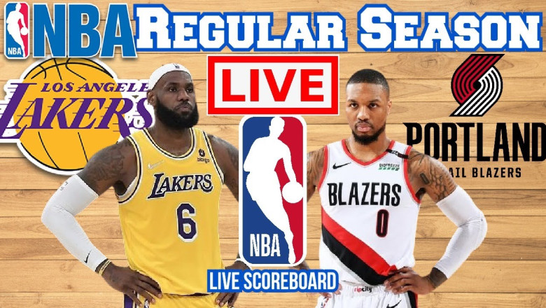 Live: Los Angeles Lakers Vs Portland Trail Blazers | Scoreboard | Play by Play | Bhordz TV