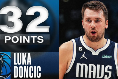Luka Doncic's 32-PT DOUBLE-DOUBLE In Mavs Home Opener 👀