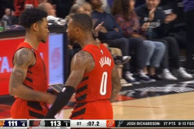 OVERTIME THRILLER! Final minute of Trailblazers vs Suns Overtime!