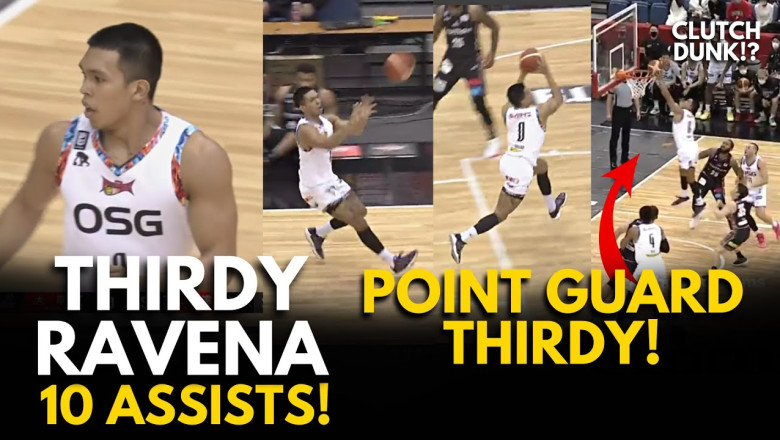 Thirdy Ravena 10 ASSISTS! | San-en PANALO, Clutch DUNK?! | Osaka vs San-en | Oct. 22, 2022