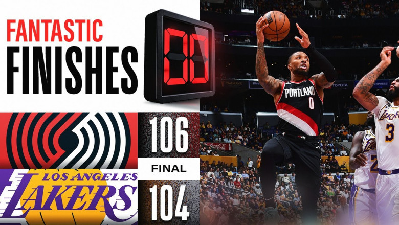Final 2:14 WILD ENDING Trail Blazers vs Lakers 🔥🤯