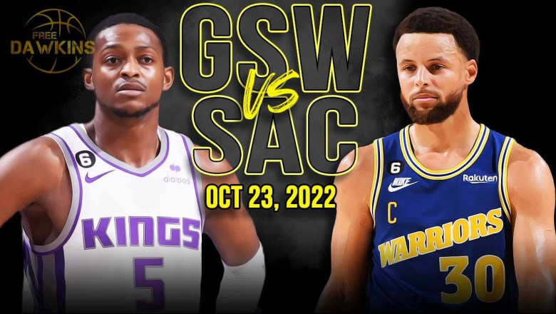 Golden State Warriors vs Sacramento Kings Full Game | Highlights Oct 23, 2022 | FreeDawkins