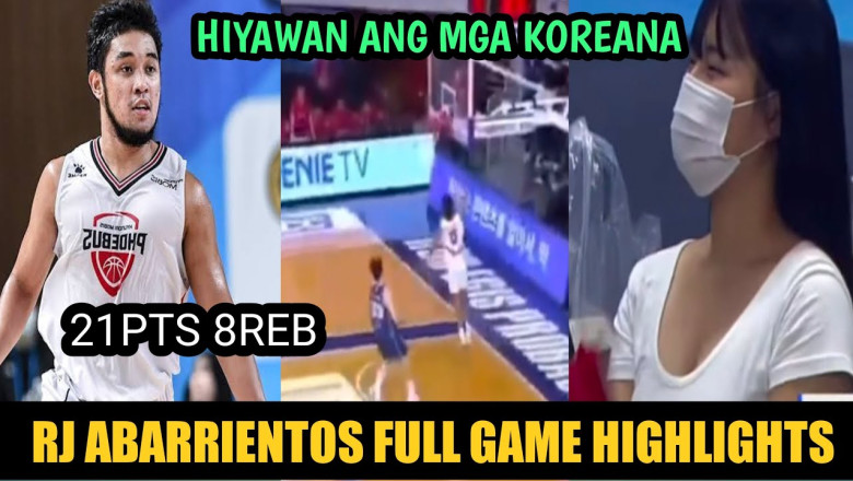 RJ ABARRIENTOS FULL GAME HIGHLIGHTS 21pts 8reb