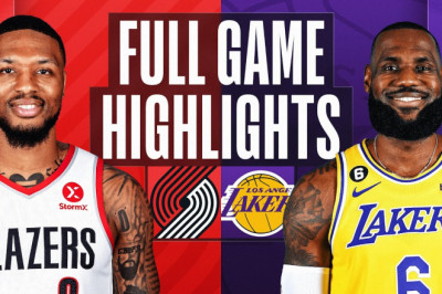TRAIL BLAZERS at LAKERS | NBA FULL GAME HIGHLIGHTS | October 23, 2022