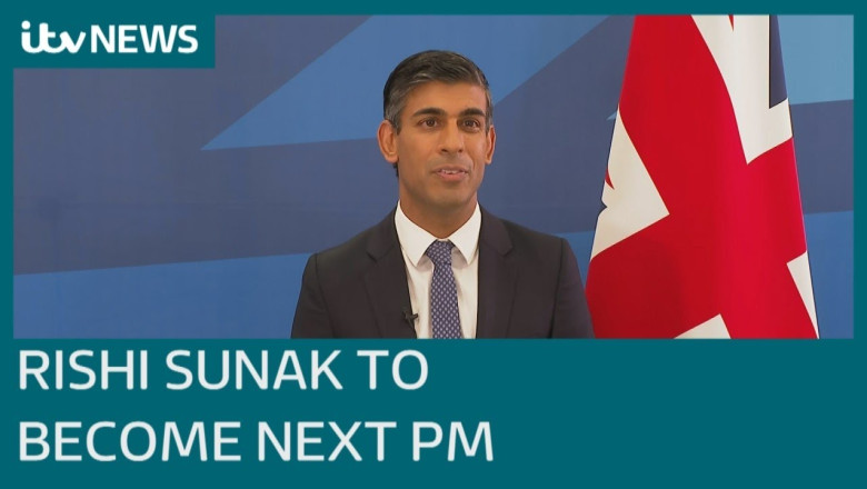 Rishi Sunak says UK needs 'stability and unity' after winning Tory leadership race | ITV News