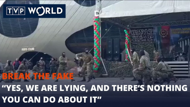 “Yes, we are lying, and there’s nothing you can do about it.” | Break the Fake | TVP World