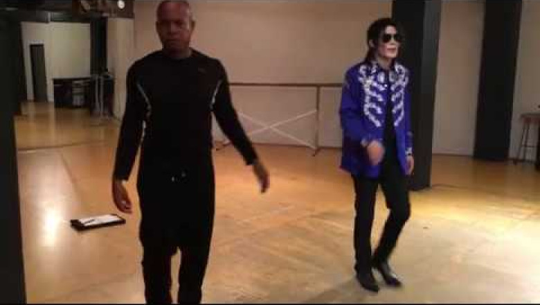 How did Michael Jackson practice dancing? I learned it with his royal teacher.