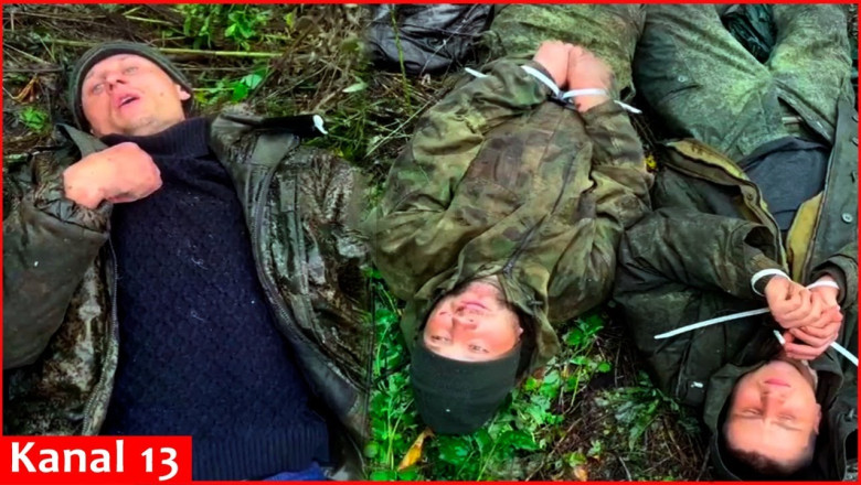 They lie down and rest...The mobilized Russians throw down their weapons and surrender
