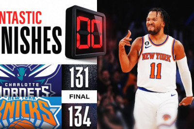 ELECTRIC OT FINISH Knicks vs Hornets 👀🔥