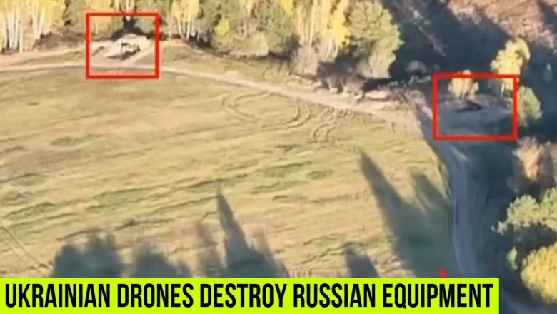 Ukrainian Modified Mavic 3 UAVs Bombarding The Russian Army In Kherson ...