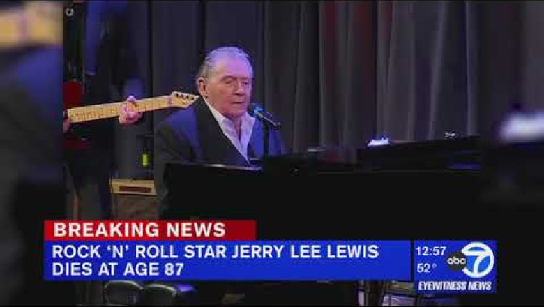 BREAKING NEWS: Rock 'n' roll legend Jerry Lee Lewis dead at 87