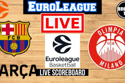 Live: FC Barcelona Vs Olimpia Milano | EuroLeague | Live Scoreboard | Play By Play