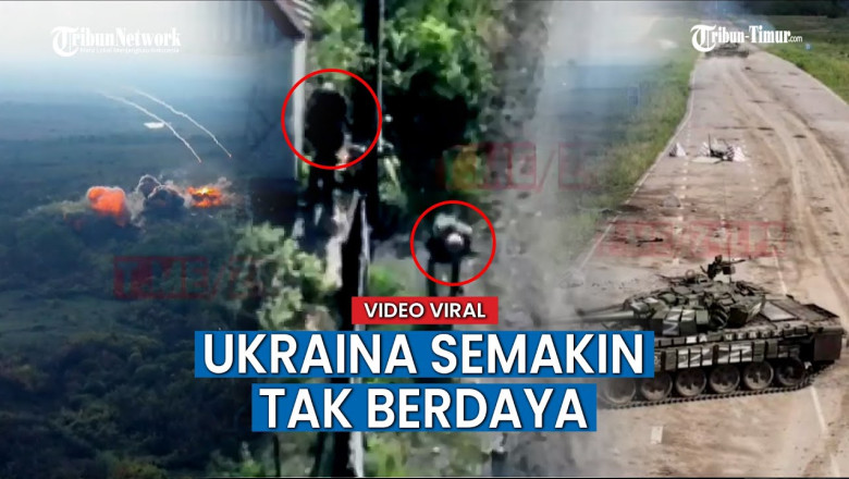 Russian Tanks and Fighter Planes Bombard Ukrainian Troop Positions