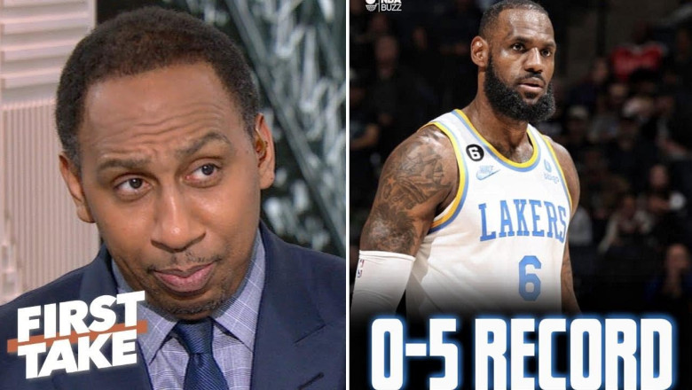 "LeBron did all he could" - Stephen A. on LeBron's 28 Pts as Lakers fall to Timberwolves 111-102