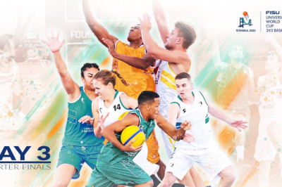 LIVE🔴| FISU University World Cup 3x3 Basketball 2022 | Quarter-Finals