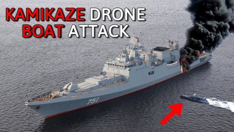 Large Drone Boat Attack On Russian Black Sea Fleet In Sevastopol Nexth City 