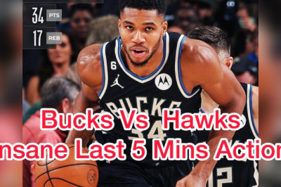 BUCKS VS HAWKS INSANE FINAL 5 MINS ACTION TODAY