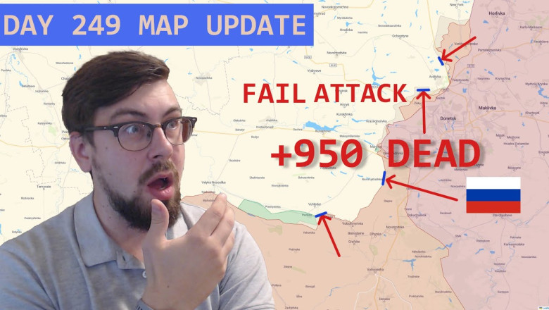 CATASTROPHIC LOSSES after failed Russian attack - Ukraine War Map ...