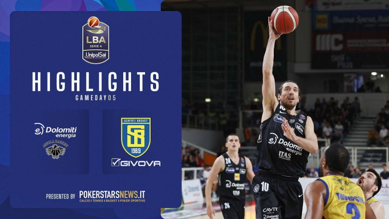 Dolomiti Energia Trentino - Givova Scafati | Serie A UnipolSai 2022/23