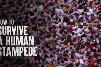 How to Survive a Human Stampede