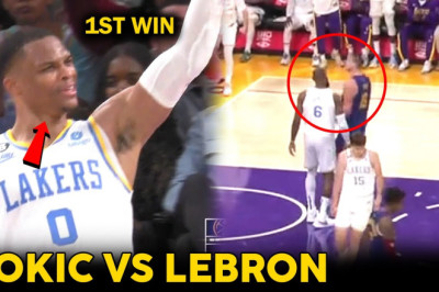 Jokic didn't work on the hardness of Lebron's body, Westbrook just laughed at Denver!