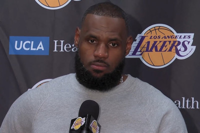 LeBron on Russ Leading the Second Unit help Win Tonight!, Postgame Interview