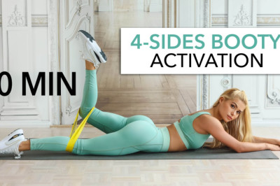10 MIN 4-SIDES BOOTY ACTIVATION - wake up your butt muscles and make them grow