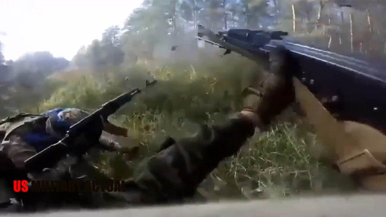 GoPro footage!! Ukrainian troops counterattack and destroy enemy defense in Kherson