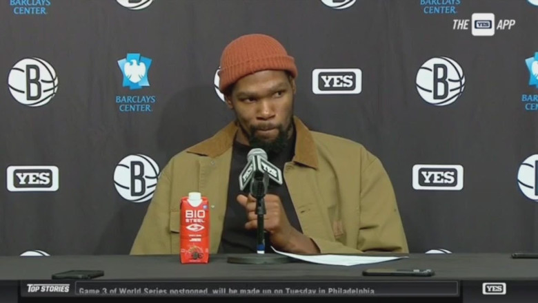 Kevin Durant sends message to Kyrie &amp; Ben Simmons after Nets defeat Pacers to win 2nd win of season