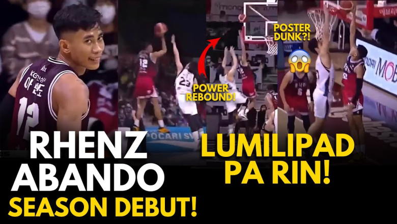 Rhenz Abando TO THE MOON sa KBL Season Debut! | POSTER DUNK?! | Anyang vs KT | Oct. 30, 2022