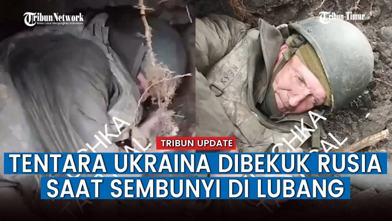 Russian Troops Capture Ukrainian Soldiers Hiding in Holes in Trench, Directly Interrogated