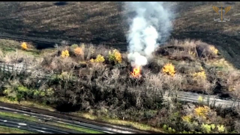 Sicheslav paratroopers with the support of aviation destroyed the armored vehicles and manpower of the Russian occupiers