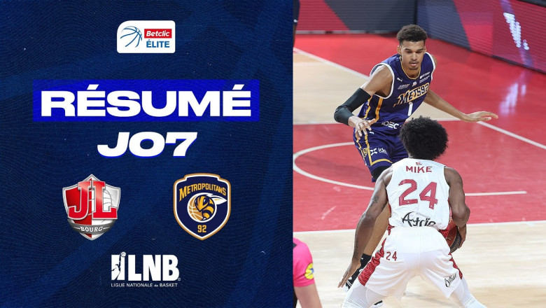 Bourg-en-Bresse vs. Boulogne-Levallois | Résumé 2022/2023 | LNB Officiel