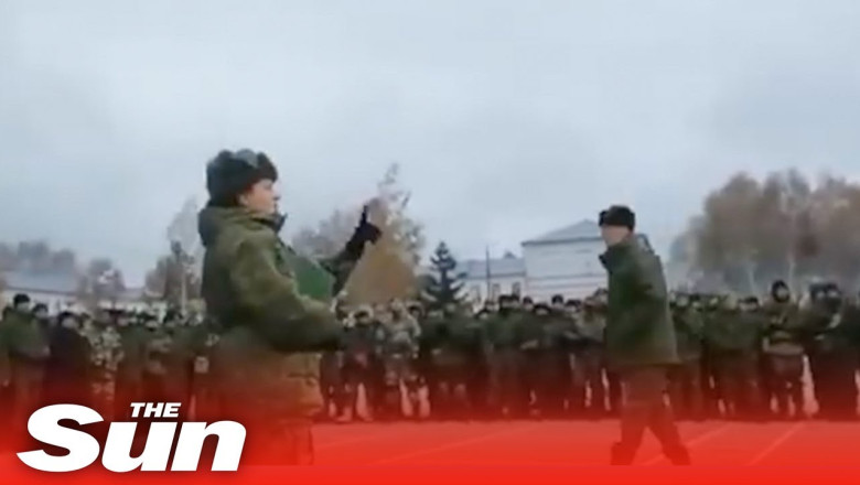 Russian army faces mutiny as 100 mobilised Russians refuse to go ​to war