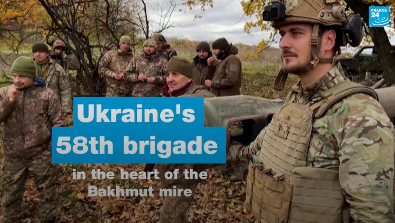 Ukraine's 58th brigade in the heart of the Bakhmut mire • FRANCE 24 ...