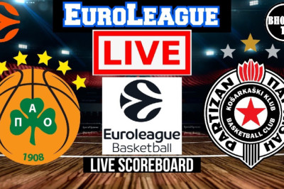 Live: Panathinaikos Vs KK Partizan | EuroLeague | Live Scoreboard | Play By Play