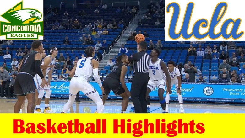 Concordia-Irvine vs #8 UCLA Basketball Game Highlights 11 2 2022