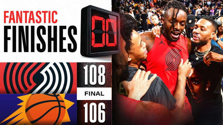 Final 2:56 WILD ENDING Trail Blazers vs Suns 🚨🔥