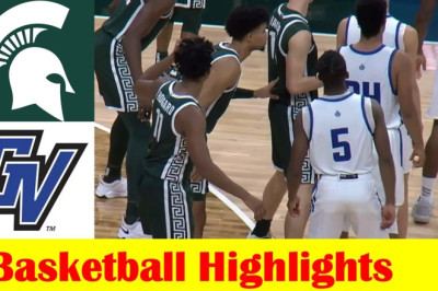Grand Valley State vs Michigan State Basketball Game Highlights 11 1 2022