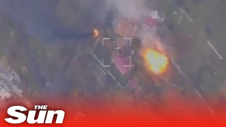 Moment Pro-Russian Soldiers Blast Ukrainian Positions With Artillery ...